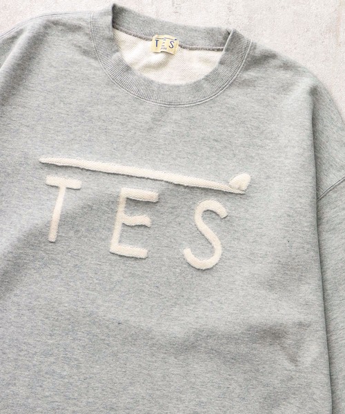 トレーナー スウェット TES LOGO OPAL FINISH 7SLEEVE SWEAT / 7分袖スウェット メンズ レディース_8