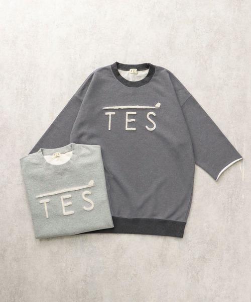 トレーナー スウェット TES LOGO OPAL FINISH 7SLEEVE SWEAT / 7分袖スウェット メンズ レディース_10