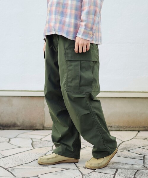 B：MING by BEAMS カーゴパンツ ポリエステル リップストップ 6
