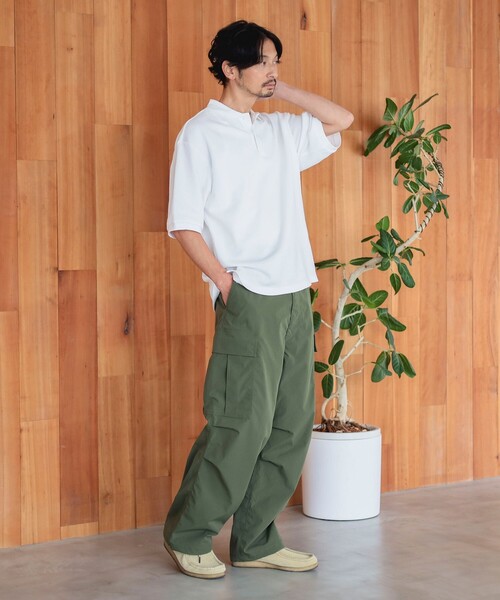 B：MING by BEAMS カーゴパンツ ポリエステル リップストップ 6