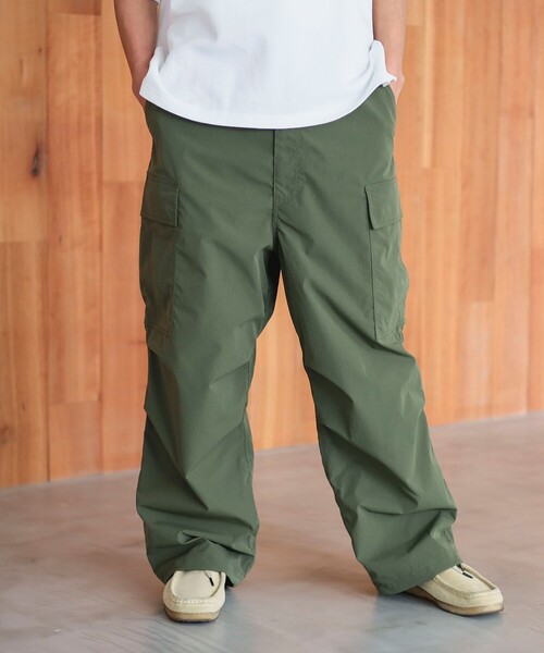 B：MING by BEAMS カーゴパンツ ポリエステル リップストップ 6