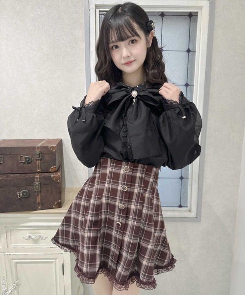 クチュールバイロジータ ブラウス シャツ キラキラカラーブラウス