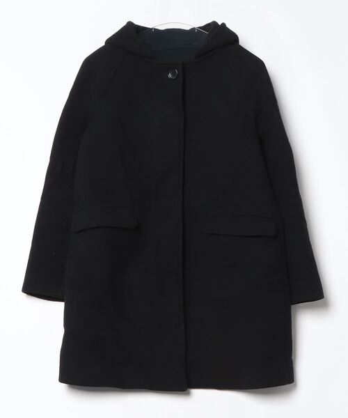 SHIPS（シップス） ステンカラーコート 38 ブラック レディース