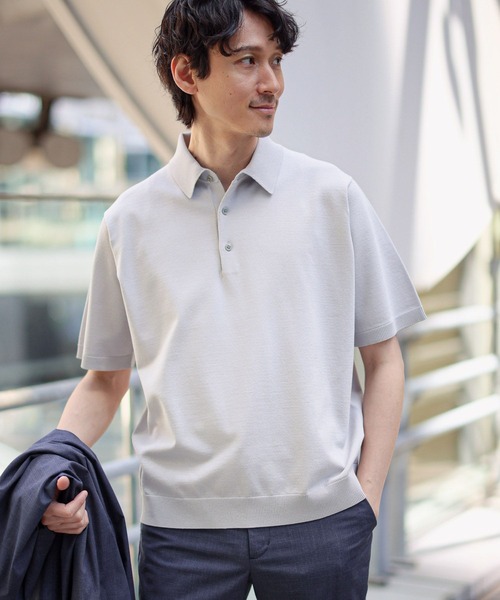 GLOBAL WORK 「GLOBAL WORK」 半袖ポロシャツ X-LARGE ライト