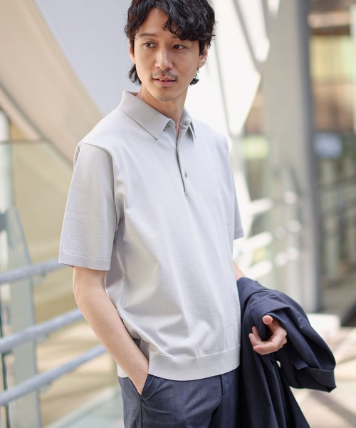 GLOBAL WORK 「GLOBAL WORK」 半袖ポロシャツ X-LARGE ライト