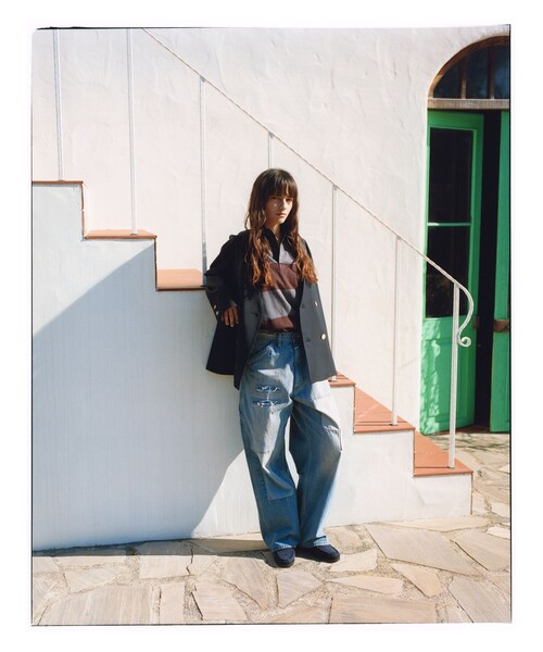 BEAMS BOY ジャケット ノーカラージャケット maturely / ダブル