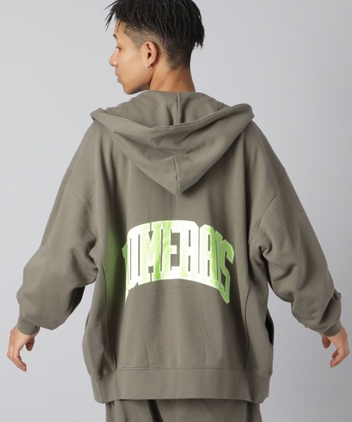 パーカー 「NUMERALS」ロゴジップパーカー メンズ | NUMERALS | 12