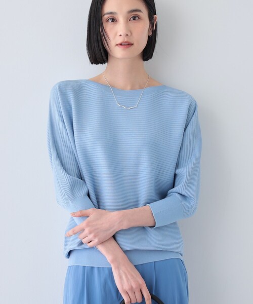 ニット セーター 春SALE！「洗える／無縫製」美シルエット ドルマンスリーブニット レディース