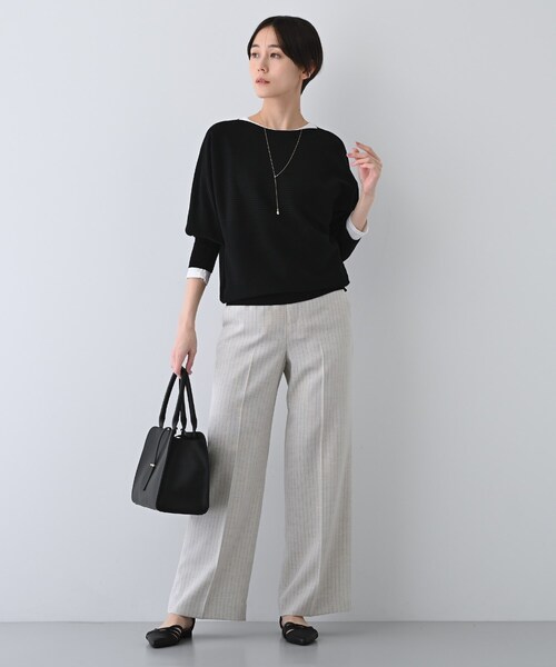 INDIVI ニット セーター 春SALE！「洗える／無縫製」美