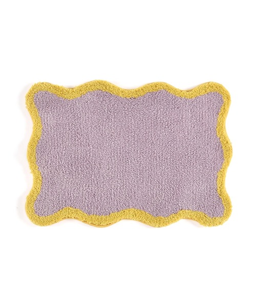 Francfranc（フランフラン） ラグ ラグマット ウェーブ フレーム