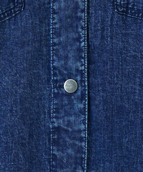 ROSE BUD ブラウス シャツ 「WEB・一部店舗限定」DENIM LIKE L/S