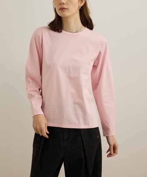 ROPE' tシャツ 「洗える」コットンプレーティング天竺カーブ