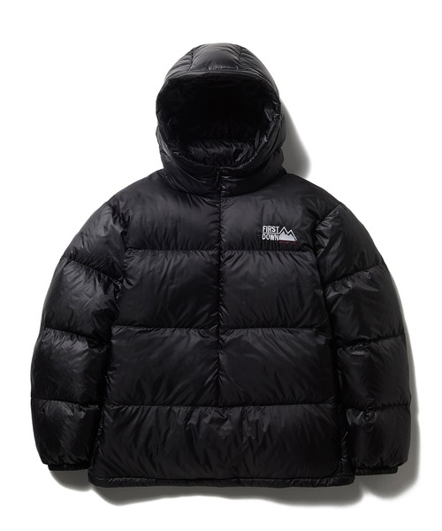 FIRST DOWN ダウンジャケット LARGE ブラック FIRST DOWN（ファーストダウン） ダウンジャケット X-LARGE ブラック