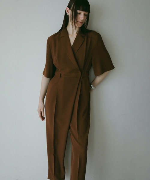 サロペット・オーバーオール・オールインワン ISSEY MIYAKE All-in-one wool brown M サロペット・オーバーオール・オールインワン ISSEY MIYAKE All-in-one