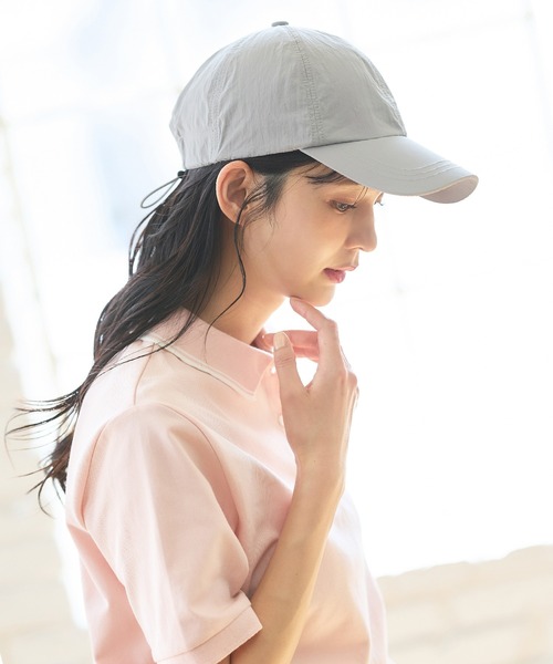 Honeys キャップ 帽子 「撥水加工・UVカット」ドロスト