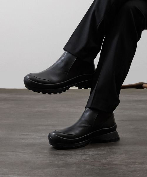 PADRONE パドローネ PADRONE パドローネ / INSTEP GORE SHORT BOOTS [JERRY] イン