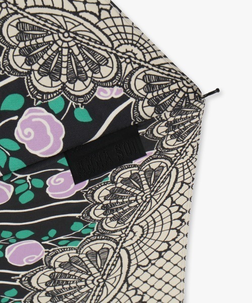 ANNA SUI（アナスイ） 折りたたみ傘 RESORT花柄プリント雨傘