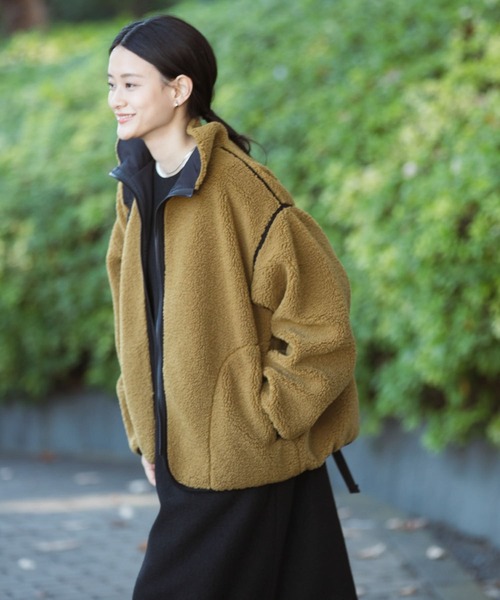 オーバーサイズ ベージュウールジャケット Mサイズ　DOORS オーバーサイズ ベージュウールジャケット Mサイズ DOORS