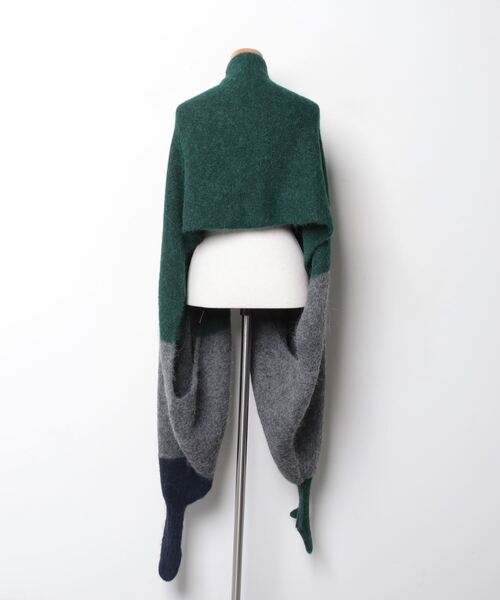 アンスリード　un3d. マフラー UN3D.（アンスリード） マフラー FREE グリーン レディース : ZOZOTOWN