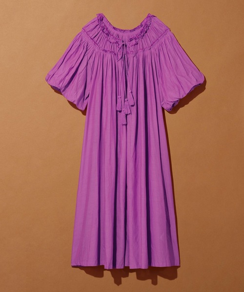 にゃプチーノ LEPSIM（レプシィム） ワンピース ギャザーロングワンピース 290356