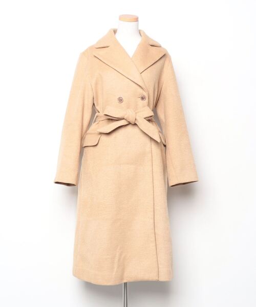 coen（コーエン） チェスターコート LARGE ブラウン レディース