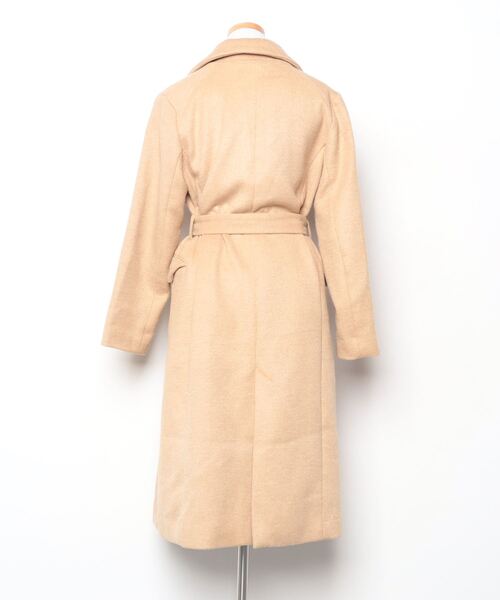 coen（コーエン） チェスターコート LARGE ブラウン レディース