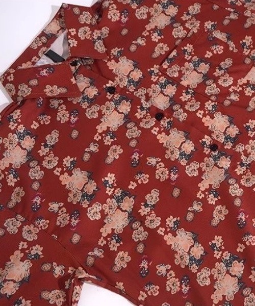 美品☆RED VALENTINO 花柄 半袖シャツ 大きいサイズ シルク混 RED VALENTINO - RED VALENTINO(レッドバレンチノ) 長袖シャツ