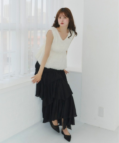 シャギーリボントップス レディース Olu. シャギーリボントップス レディース : ZOZOTOWN Yahoo!店