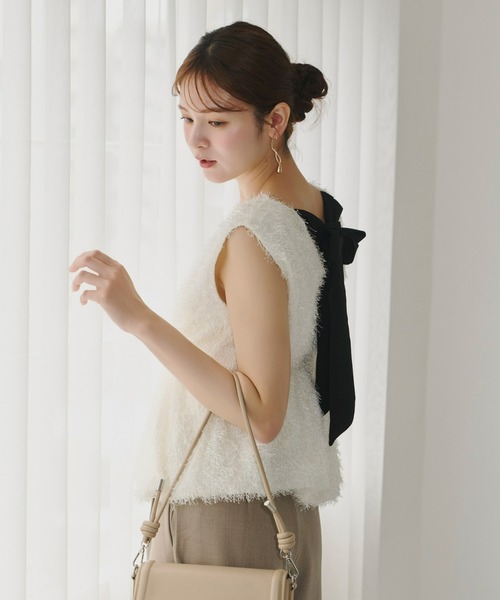シャギーリボントップス レディース Olu. シャギーリボントップス レディース : ZOZOTOWN Yahoo!店