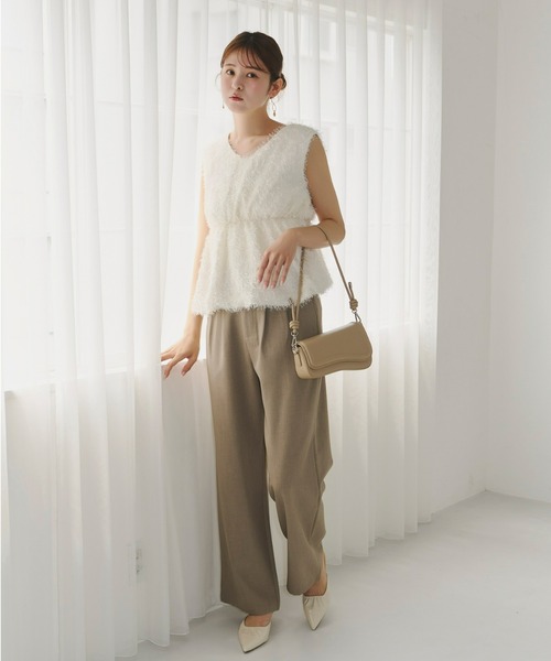 Olu. シャギーリボントップス レディース : ZOZOTOWN Yahoo!店