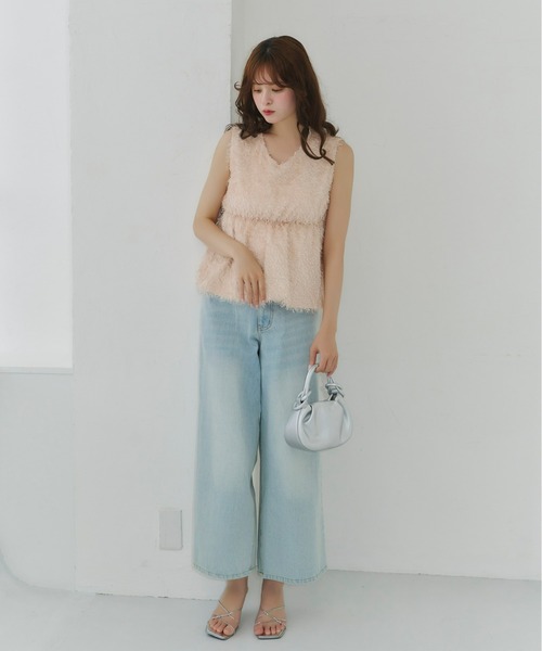 Olu. シャギーリボントップス レディース : ZOZOTOWN Yahoo!店