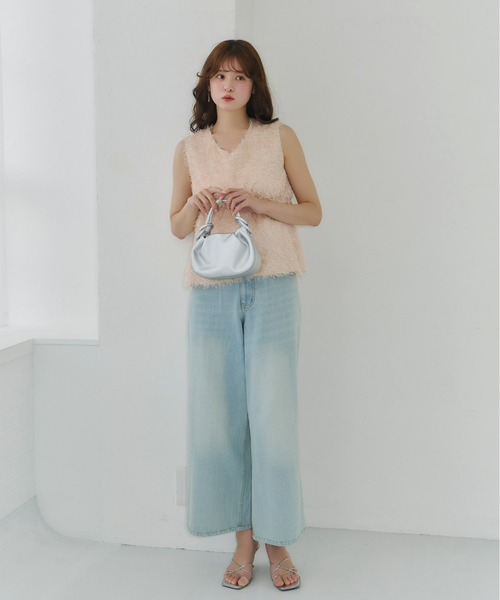 Olu. シャギーリボントップス レディース : ZOZOTOWN Yahoo!店