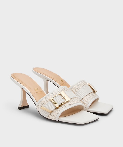 CHARLES ＆ KEITH サンダル Whitney ホイットニー ラフィア