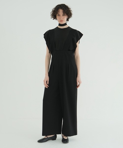 CLANE（クラネ） ワイドパンツ パンツ HIGH WAIST SUSPENDER PANTS 