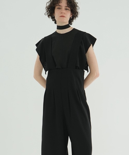 CLANE（クラネ） ワイドパンツ パンツ HIGH WAIST SUSPENDER PANTS