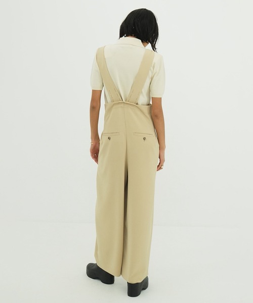CLANE（クラネ） ワイドパンツ パンツ HIGH WAIST SUSPENDER PANTS