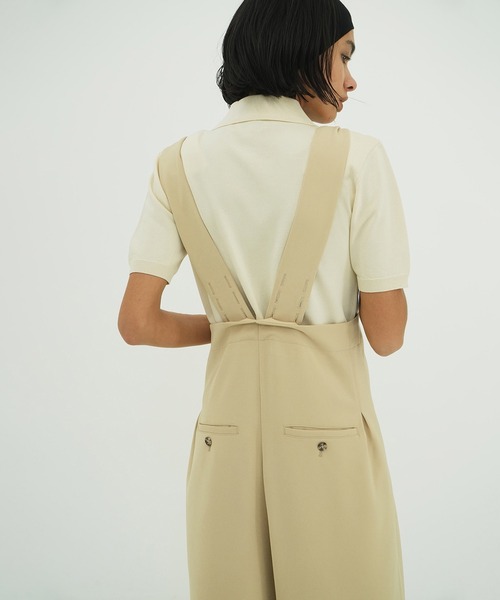 CLANE（クラネ） ワイドパンツ パンツ HIGH WAIST SUSPENDER PANTS
