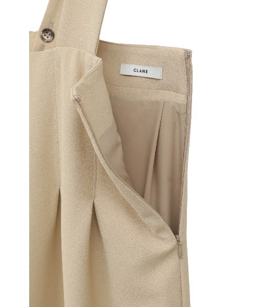 新品未使用 CLANE HIGH WAIST SUSPENDER PANTS CLANE HIGH WAIST