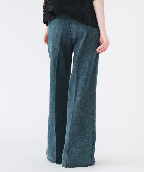 【美品】カットオフ ワイドストレートデニム selle glant（セレグランテ）の「CUT OFF WIDE STRAIGHT DENIM