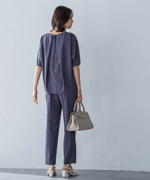 lautreamont シャツ　ブラウス　40 LAUTREAMONT ブラウス シャツ キレイ×リラックス ハーフスリーブ