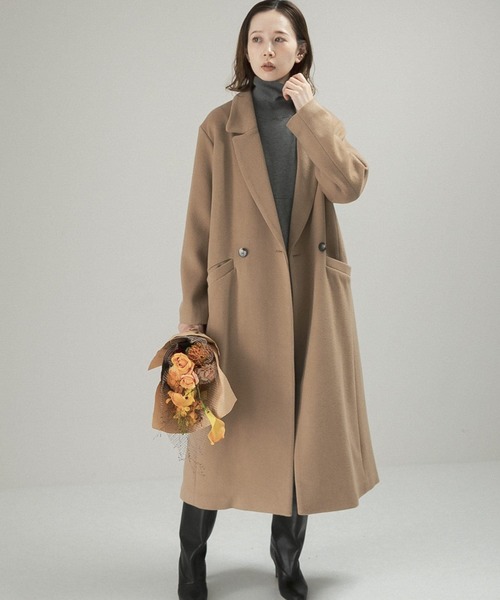 URBAN RESEARCH ROSSO WOMEN」 チェスターコート 36 ベージュ