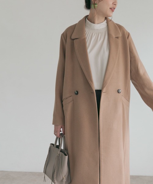 URBAN RESEARCH ROSSO WOMEN」 チェスターコート 36 ベージュ