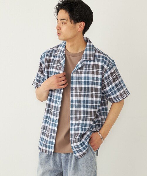 HOPE Stockholm オープンカラーシャツ チェック 半袖 専用 SHIPS Colors（シップスカラーズ） シャツ 半袖 SHIPS Colors: 「洗濯