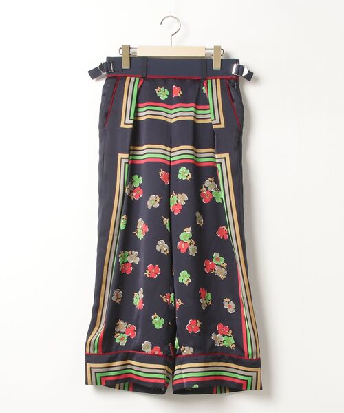 sacai サカイ クロップドパンツ sacai 「Sacai」 クロップドパンツ 41 ネイビー レディース