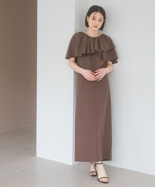 ワンピース bu Veins ラウンドVネックBigワンピース / Power Twill の通販
