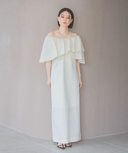 and marry フリルワンピース　アイボリー　Sサイズ ワンピース フリルサマーワンピ : ZOZOTOWN Yahoo!店 - 通販