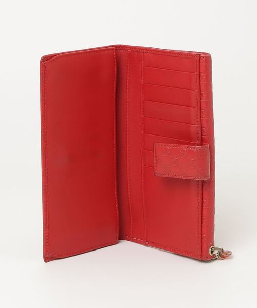 ✨未使用に近い・箱保存袋付き✨　グッチ　長財布　マイクロシマ　GG ラウンド 美品✨】GUCCI グッチ マイクロシマ 長財布 リボン ラウンド