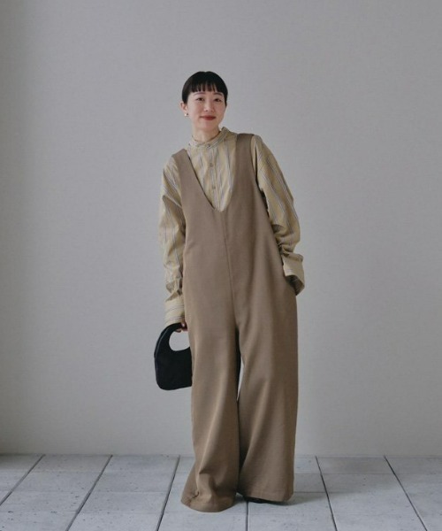 再値下げ*美品*TODAYFUL*ヴィンテージサロペット* TODAYFUL トゥデイフル Frontzip Cotton Salopette フロントジ