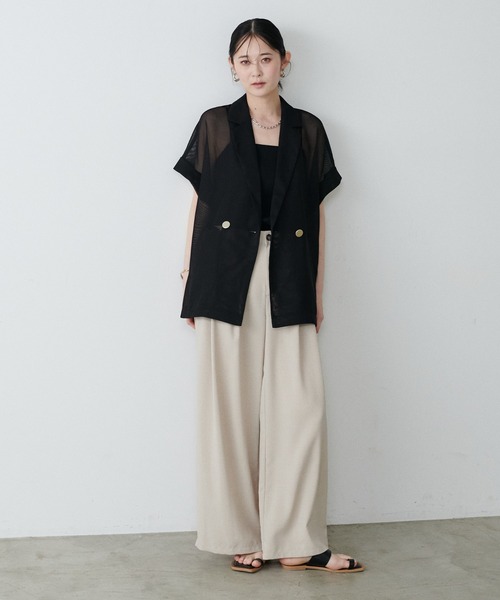 LARUTA ジャケット テーラードジャケット 「LARUTA」半袖