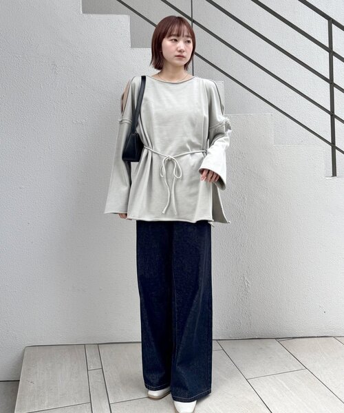 M-LINE 「mline」 スウェットカットソー FREE ピンク レディース